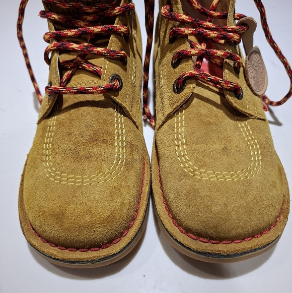 Kickers x Hikerdelic Tan Men's Suede Lace-up Hiking Boots (Size EU 41/US 8) - Picture 11 of 14